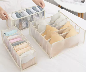 3 in 1 Mesh <b>Storage</b> Organizer Set Divided <b>Drawer</b> <b>Boxes</b> - Product Image 4