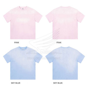 T-shirt délavé OEM le plus vendu, 100 % coton, logo personnalisé, haute qualité, respirant - Product Image 4