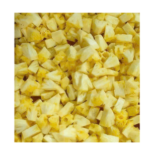 Cubes d'ananas surgelés naturels, fruits tropicaux pour desserts, boissons, smoothies, export en vrac - Product Image 1