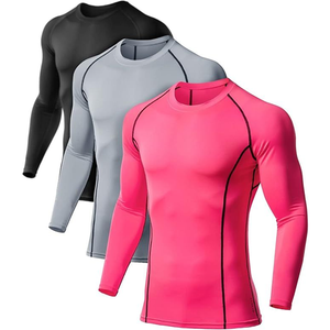 Camiseta de Protección Solar para Hombre, Personalizable, Transpirable, Ligera, de Tela Elástica, Secado Rápido, UPF50+, para Surf, Gimnasio, Entrenamiento, OEM - Product Image 3