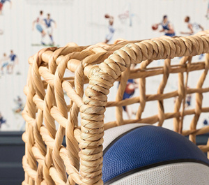 Water Hyacinth Kids Book Rack <b>Storage</b> Basket Wicker Soccer Goal <b>Storage</b> <b>Hamper</b> Toy Organizer Nursery Room Furniture Home Decor - Product Image 2