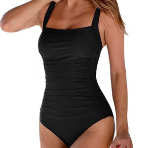 Vêtements de plage d'été pour femmes, maillot de bain une pièce sexy uni pour femmes, vêtements de bain d'été pour femmes - Product Image 5