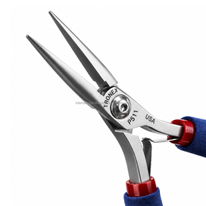 Pince à bec longue de qualité supérieure à mâchoires lisses pour la fabrication de bijoux, outil de perlage de précision en acier inoxydable, marque personnalisée OEM, vente en gros - Product Image 3