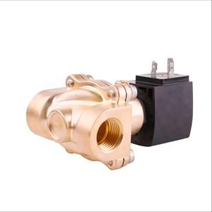 วาล์วโซลินอยด์ทองเหลืองแบบล็อคตัวเองได้ สำหรับอากาศ น้ำ แก๊ส 24v 12v Ac220v - Product Image 1