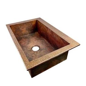 Solid Brass Kitchen Sink Premium Handmade Deep Single Bowl Luxury Wash <b>Basin</b> for Modern Residential Kitchens - Product Image 2