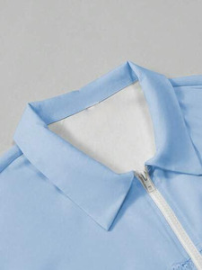 เสื้อฮิปฮอปขายส่ง คอวีทรงหลวม ผลิตจากผ้าโพลีเอสเตอร์ 100% เนื้อผ้าหวาย ระบายอากาศได้ดี มีตัวเลือกแขนสั้น สไตล์สปอร์ตสำหรับฤดูร้อน - Product Image 3