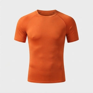 T-shirt de compression à manches courtes personnalisé avec impression par sublimation pour hommes, MMA, BJJ, entraînement de grappling, rashguard - Product Image 2