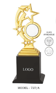 High-quality Die Casting Metal Star Trophy Refined Appearance Portable Design Engraving Option Competitive Theme for Promotional - Product Image 2