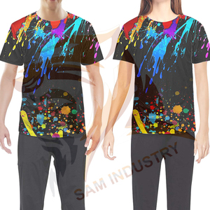 T-shirt respirant et léger en sublimation pour hommes, grandes tailles, nouvelle mode, t-shirt en polyester sublimé pour hommes - Product Image 3