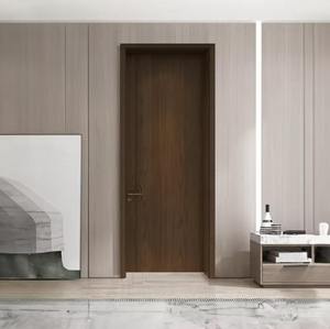 Puertas Interiores Modernas de Madera Maciza Ecológica con Marcos Precolgados, Decorativas para Sala de Estar y Baño, Fácil Instalación, Fábrica en Vietnam - Product Image 4