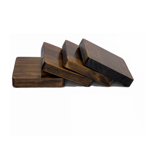 Wood <b>Coaster</b> Crafts from India Style Mats & Pads Natural Rustic Decorative <b>Table</b> Accessories Wood <b>Coaster</b> - Product Image 2