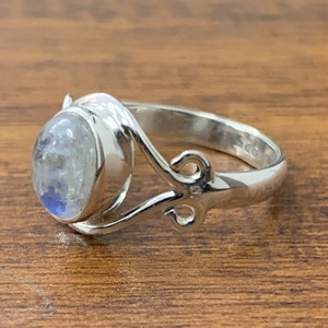 2.4 Grams Fine Moonstone Brooch <b>Ring</b> Elegant and Delicate Product - Product Image 1