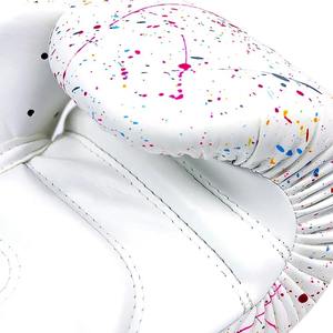 ถุงมือชกมวยแฟร์เท็กซ์สีขาวแบบขายส่งสั่งทำพิเศษ OEM ถุงมือฝึกมวยไทย ดีไซน์ใหม่ ถุงมือชกมวยสำหรับฝึกซ้อม - Product Image 6