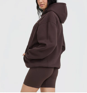 Sweat à capuche décontracté pour femme de qualité supérieure, printemps-automne, avec poches, fabriqué au Bangladesh - Product Image 1