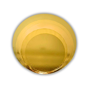 Assiette Ronde en Carton Doré, Écologique, Matériaux Recyclés, Surface Antiadhésive, Qualité Alimentaire, Personnalisable, Usage Commercial, Fête - Product Image 3