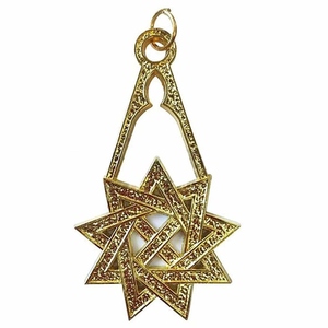 33rd Degree Scottish Rite Gold Double Headed Eagle Collar Jewel <b>Masonic</b> Ceremonial Regalia Emblem - Product Image 6