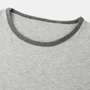 Camiseta Casual para Hombre, Algodón Suave, Estilo Urbano, Relajada, para Uso Diario de Verano - Product Image 3
