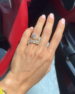 Anillo Solitario Augustus con Diamante Cultivado en Laboratorio de Corte Marquesa de 1.50 ct, Anillo de Oro Amarillo de 14K, Certificado IGI - Product Image 6