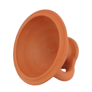 Quemador de Incienso de Arcilla Terracota |   Soporte para Incienso Dhunuchi de Doble Asa para Puja en Templos y Suministro al por Mayor para Spa - Product Image 2