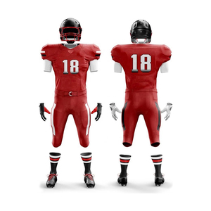 Customized American Football Jersey Shorts Set Breathable New Design Uniform With Plus Size Feature Trending Sports Uniform - Product Image 6