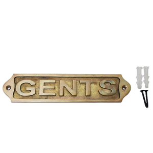 Letrero de Metal Vintage para Baño de Caballeros, Placa Decorativa para Puerta de Baño, Letrero de Pared para Hogar, Hotel, Restaurante, Cafetería - Product Image 1