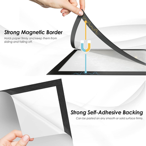 PVC Certificate <b>Frame</b> <b>A3</b> A4 A5 A6 Self Adhesive Magnetic Poster <b>Frame</b> Picture <b>Frames</b> for Wall Mount Office - Product Image 5
