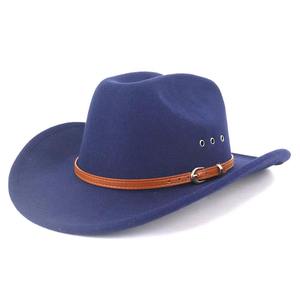 Fashion Polyester Fedora Hat for Women <b>Men</b> Classic Character Casual <b>Flat</b> Wide Brim Jazz <b>Cap</b> - Product Image 3