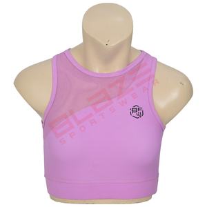 Blaze Fight Wear Sujetador deportivo sin costuras personalizado Cintura elástica Leggings de yoga Ligero Transpirable Patrón sólido Ajuste perfecto - Product Image 3