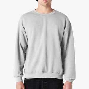 Sweat-shirt à col rond pour homme, style urbain, en coton molletonné, coupe ample, décontracté, streetwear - Product Image 2