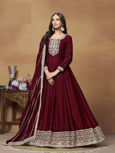 Nuevo Salwar Kameez Tradicional Indio Pakistaní para Mujer, Ropa Étnica para Bodas y Fiestas, Seda Artificial Personalizable, de Confianza - Product Image 6