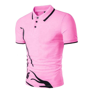 Chemises polo de golf personnalisées pour hommes à manches courtes, uniformes d'entreprise, logo du club, équipe, respirantes, douces, en polyester et élasthanne, pour le tennis - Product Image 2