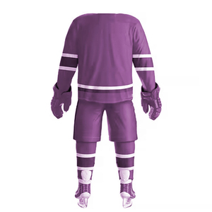Uniforme de hockey sur glace sur mesure de haute qualité, 100% polyester, vêtements de sport imprimés en provenance du Pakistan, haute qualité, séchage rapide et respirant - Product Image 2