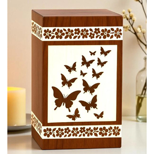 Custom Engraved Wooden Resin Urn <b>Box</b>: <b>Pet</b>/Human <b>Memorial</b> Keepsake urn <b>Memorial</b> Keepsake by AYAANS - Product Image 5