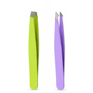Stainless Steel Eyebrow Tweezers Set <b>Pointed</b> Tip Hair <b>Removal</b> <b>Tools</b> - Product Image 2