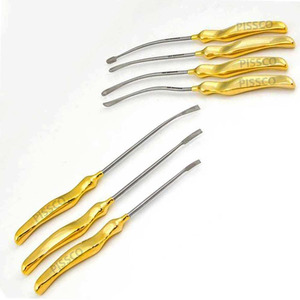 Juego de Instrumentos Quirúrgicos Ortopédicos PISSCO para Lifting Facial y de Cejas, Disector Periostal, Elevador, Juego de 7 Piezas - Product Image 1