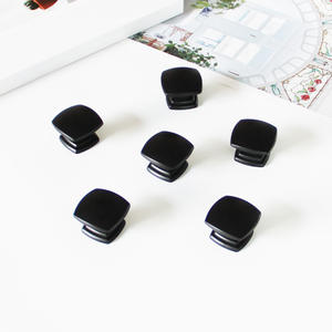 ลูกบิดทรงสี่เหลี่ยมทันสมัยสีดำด้าน ผลิตจากโลหะผสมสังกะสี สำหรับตู้ครัว ตู้เสื้อผ้า ตู้ลิ้นชัก เฟอร์นิเจอร์ห้องรับประทานอาหาร - Product Image 1