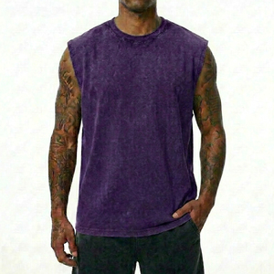 Premium 280GSM Heavyweight Cotton Acid Wash T-Shirt Custom <b>Logo</b> Vintage Oversized Streetwear Tee Luxury Mineral Wash Private - Product Image 1