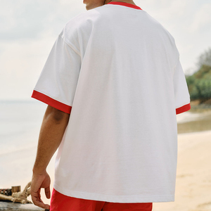 New Arrival Summer Streetwear Classic Costa Rica Printed T-Shirts for Men's Red Color Crew & Hem Regular Fit Cotton <b>Tees</b> - Product Image 2
