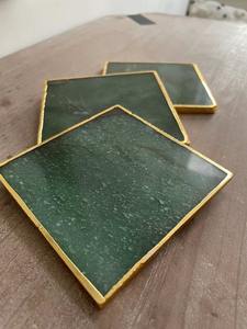 Custom Logo Resin <b>Coaster</b> Bulk Order Heat Resistant Table <b>Drink</b> <b>Coaster</b> Manufacturer - Product Image 2