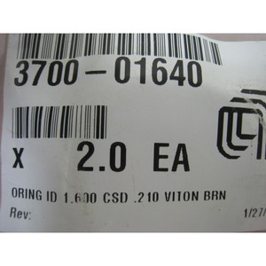 2 nuevos ORINGS AMAT 3700-01640 ID 1.600 CSD .210 BRN - Equipo y piezas de semiconductores de confianza de Trusted Global Legacy - Product Image 3