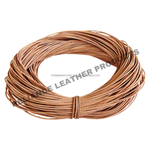 Cordón de cuero genuino Natural Premium de 1,0mm para manualidades DIY, joyería con cuentas y collares colgantes - Product Image 3