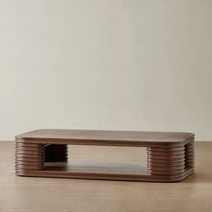 Mesa de Centro Extensible Convertible de Madera Maciza de Lujo Moderno – Mesa de Centro de Diseño para Sala de Estar - Product Image 3