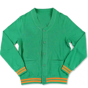 Pull cardigan tricoté à manches longues College University - Product Image 1