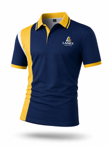 เสื้อโปโลผู้ชายแบบสั่งทำพิเศษ เสื้อกอล์ฟซับลิเมชั่น แห้งเร็ว ระบายเหงื่อได้ดี ชุดยูนิฟอร์มบริษัท ชุดกีฬาทีม - Product Image 1