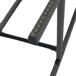 Set da Bar in vimini da giardino da 5 pezzi con piedini antiscivolo con corda fissa rimovibile in legno di Acacia tavolo con altezza da Bar - Product Image 3