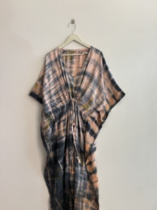 Wholesale Pack Of <b>Maxi</b> Printed Hand Tie Dye <b>Kaftan</b> Dress Luxury Women Comfy Dress - Product Image 5