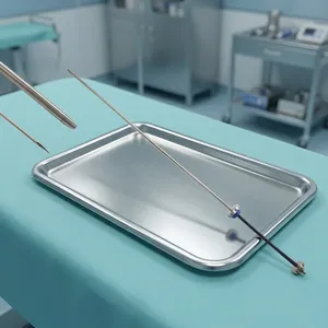Aguja de Aspiración Laparoscópica Cliniva 5mmx330mm, Instrumento Quirúrgico Manual Reutilizable de Alta Calidad, Certificado CE Clase II, 1 Año de Garantía - Product Image 6