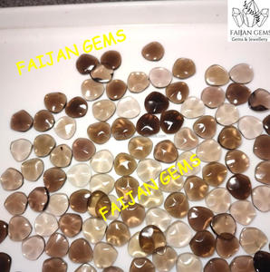 Perles de pierres précieuses en cabochon de pierre de lune chocolat naturelle certifiée FAIJAN GEMS de qualité supérieure du Rajasthan pour la fabrication de bijoux - Product Image 5