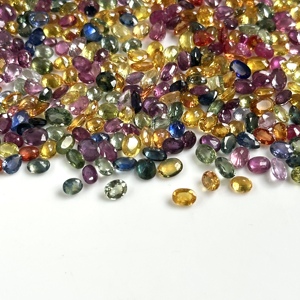 Zafiro Natural Multicolor con Corte Mixto, Colores Excelentes, Brillo Superior, Certificado IGI, para Joyería - Product Image 3