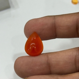 Excellent Natural Mexican <b>Fire</b> Opal Pear Cabochon 7.40Ct AAAA Loose Orange Gemstone Clean Fine Jewelry Grade Mexico <b>Stone</b> - Product Image 6